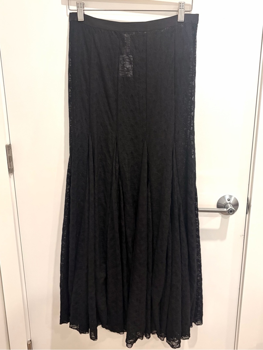 Intimately Free People Kiss Kiss Half Slip Maxi Lace Skirt Sz S Women A-line